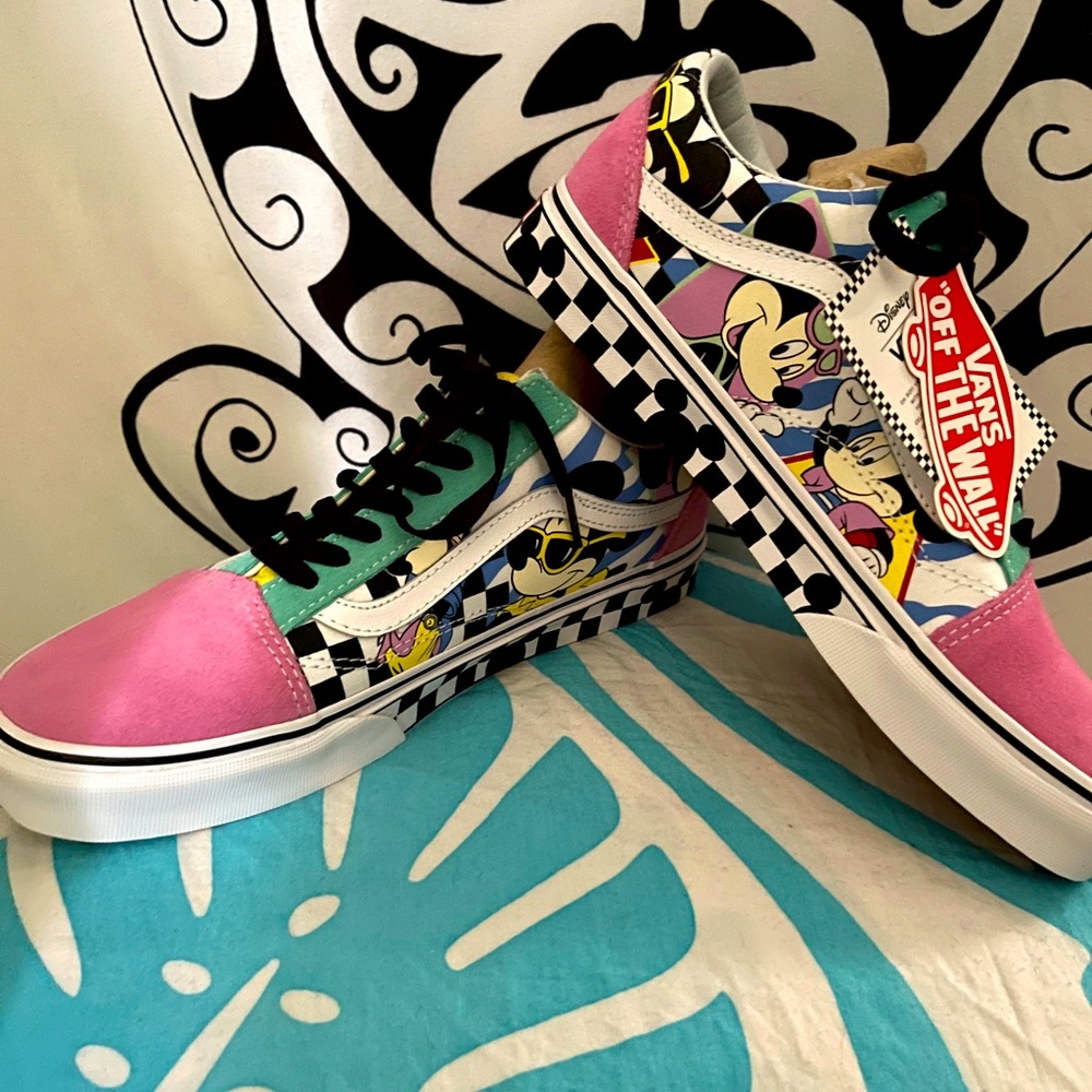 Very Rare Vans Old Skool 80s Mickey Low Sneakers